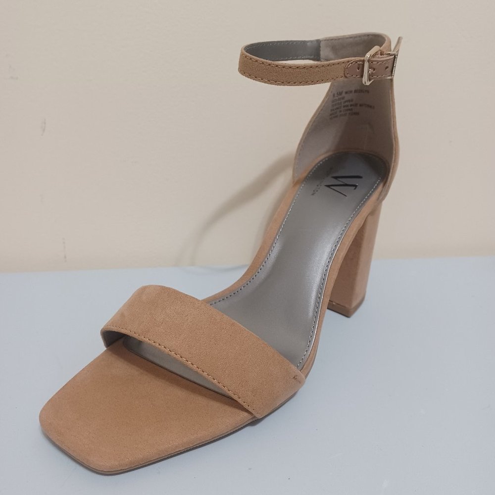 Worthington Womens Beth Heeled Sandals TAN